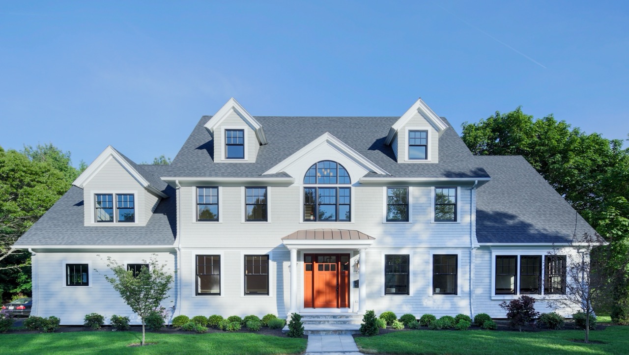 Modern modular home exterior